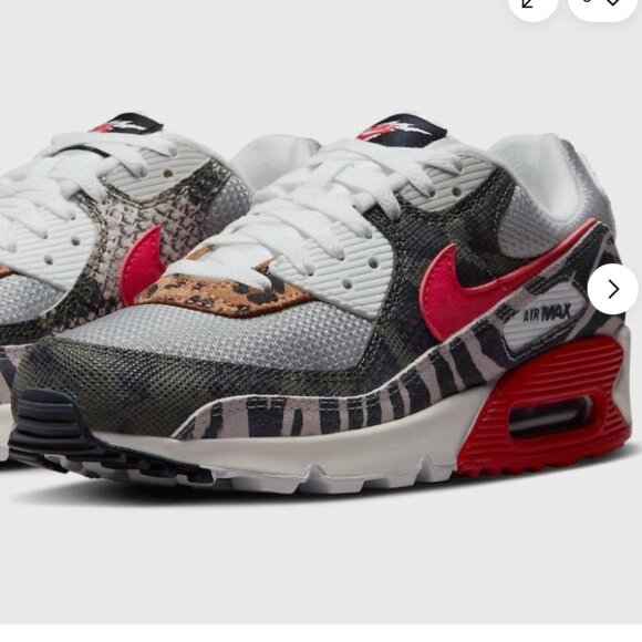 Nike Air Max 90 Animal Instinct Tunnel Walk Sneaker 5Y/Women's 6.5/Men's 5 - Picture 1 of 8